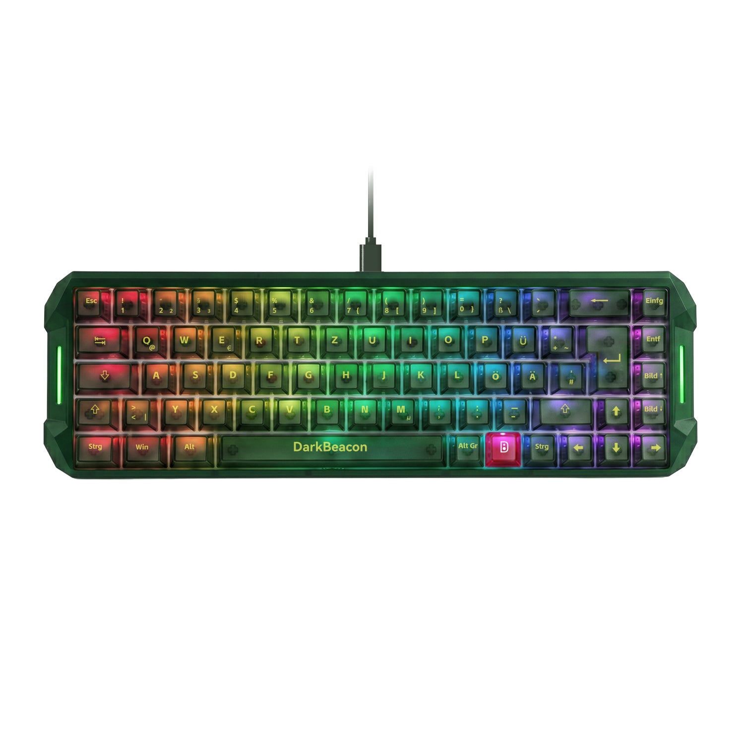Blade 68 Wired Silent Mechanical Keyboard - Forest Green