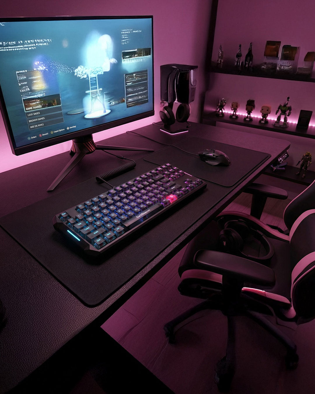 Flux 87 Wired Hall Effect Magnetic Switch Gaming Keyboard