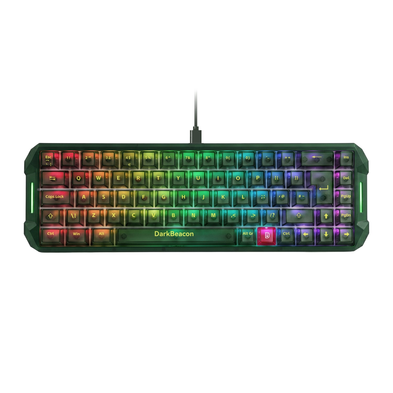 Blade 68 Wired Silent Mechanical Keyboard - Forest Green