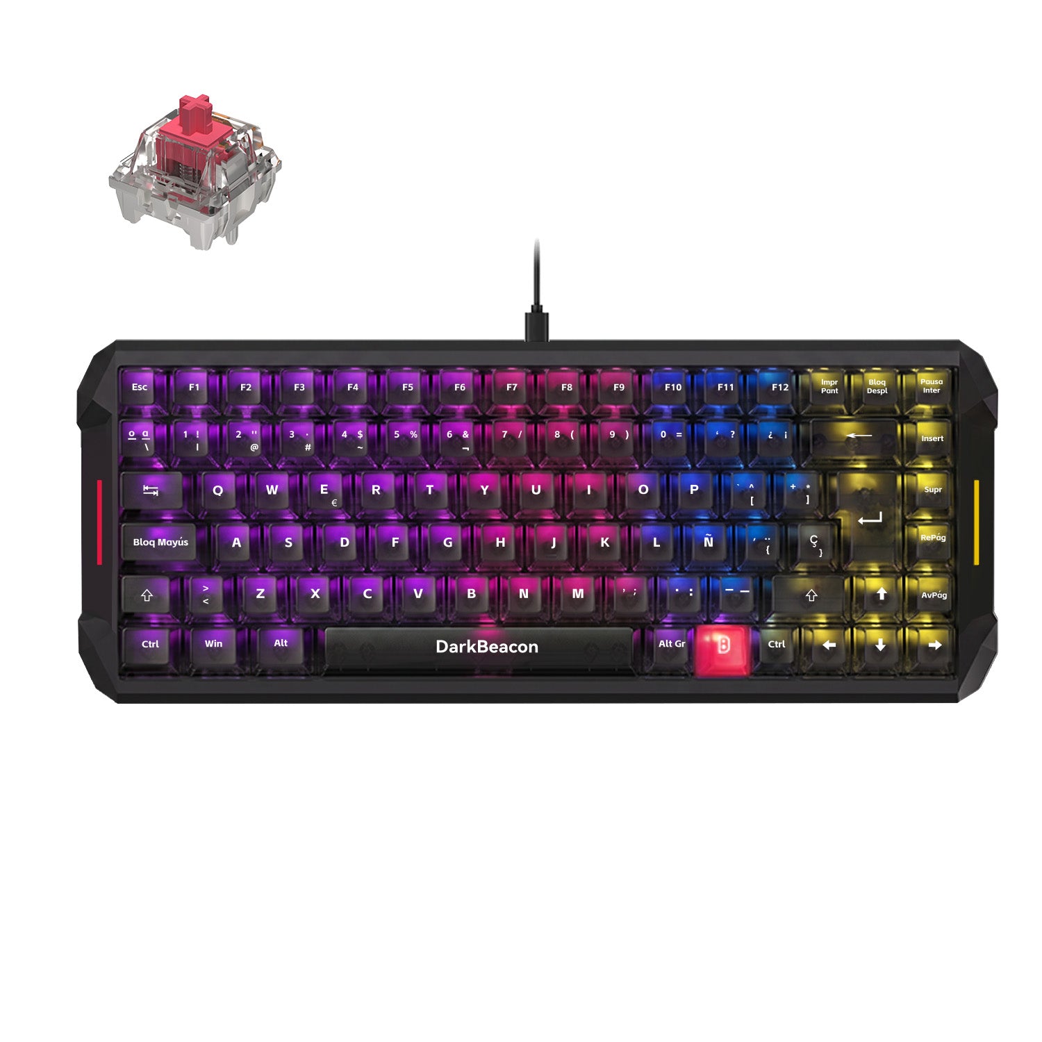 Blade 84 Wired Silent Mechanical Keyboard