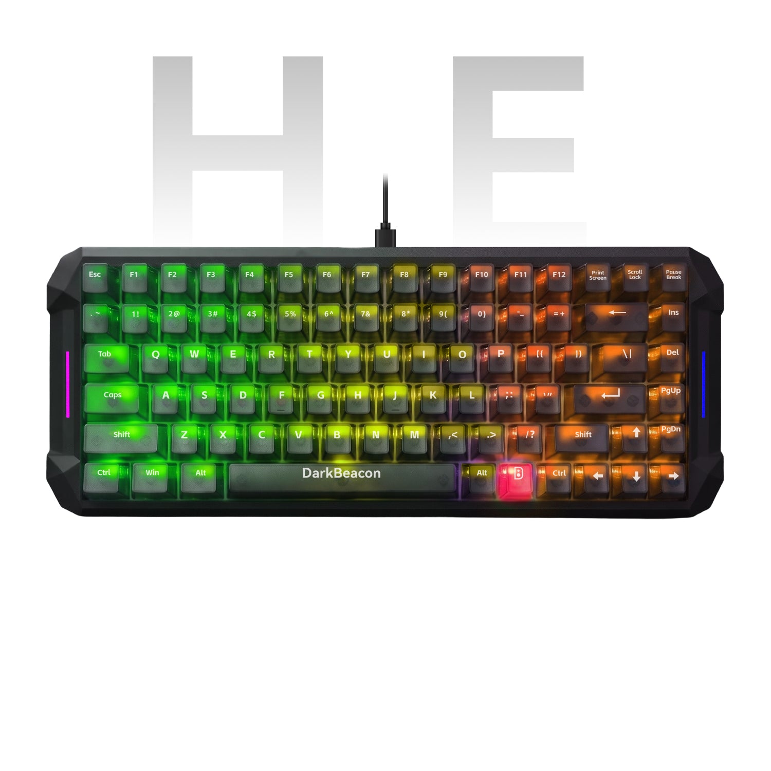 Flux 84 Wired Hall Effect Magnetic Switch Gaming Keyboard