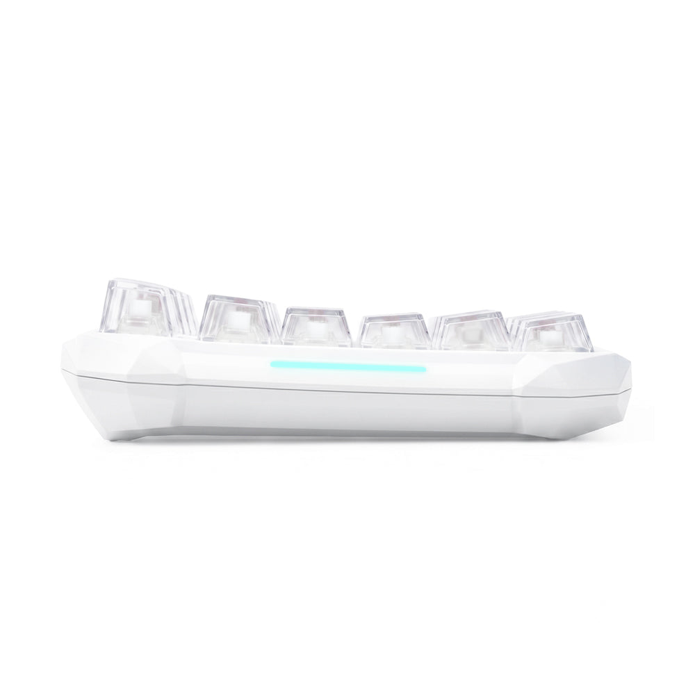 Flux 87 Wired Hall Effect Magnetic Switch Gaming Keyboard - Healer White
