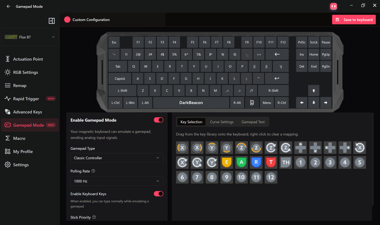 How DarkBeacon Gamepad Mode Turns a Magnetic Keyboard Into an Analog Controller
