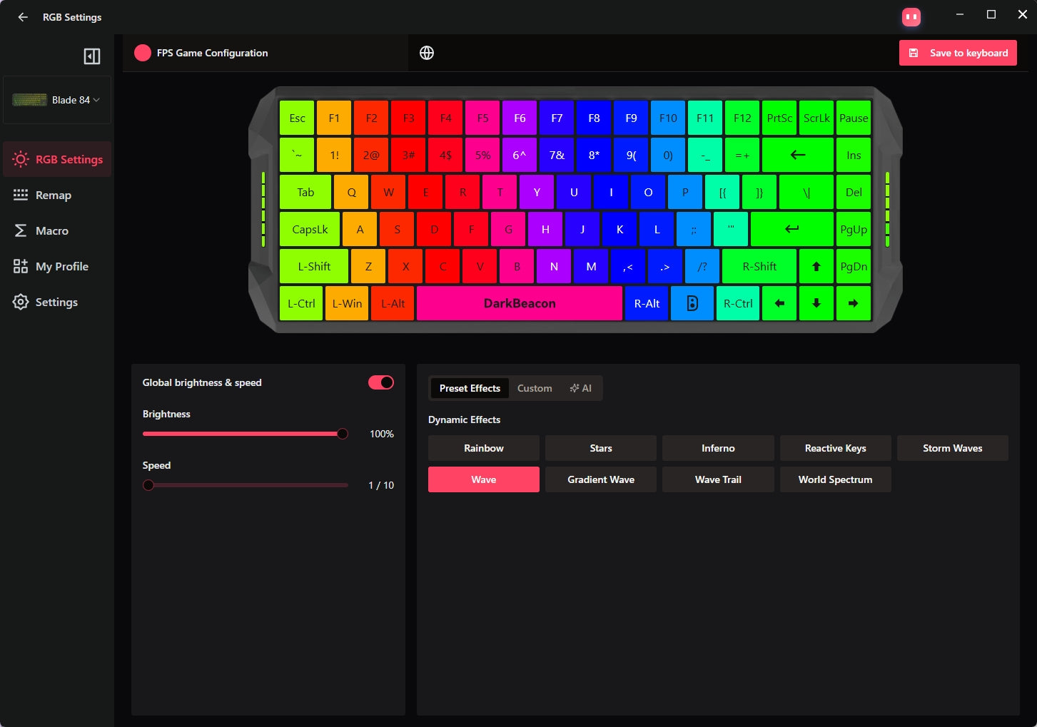 RGB Settings