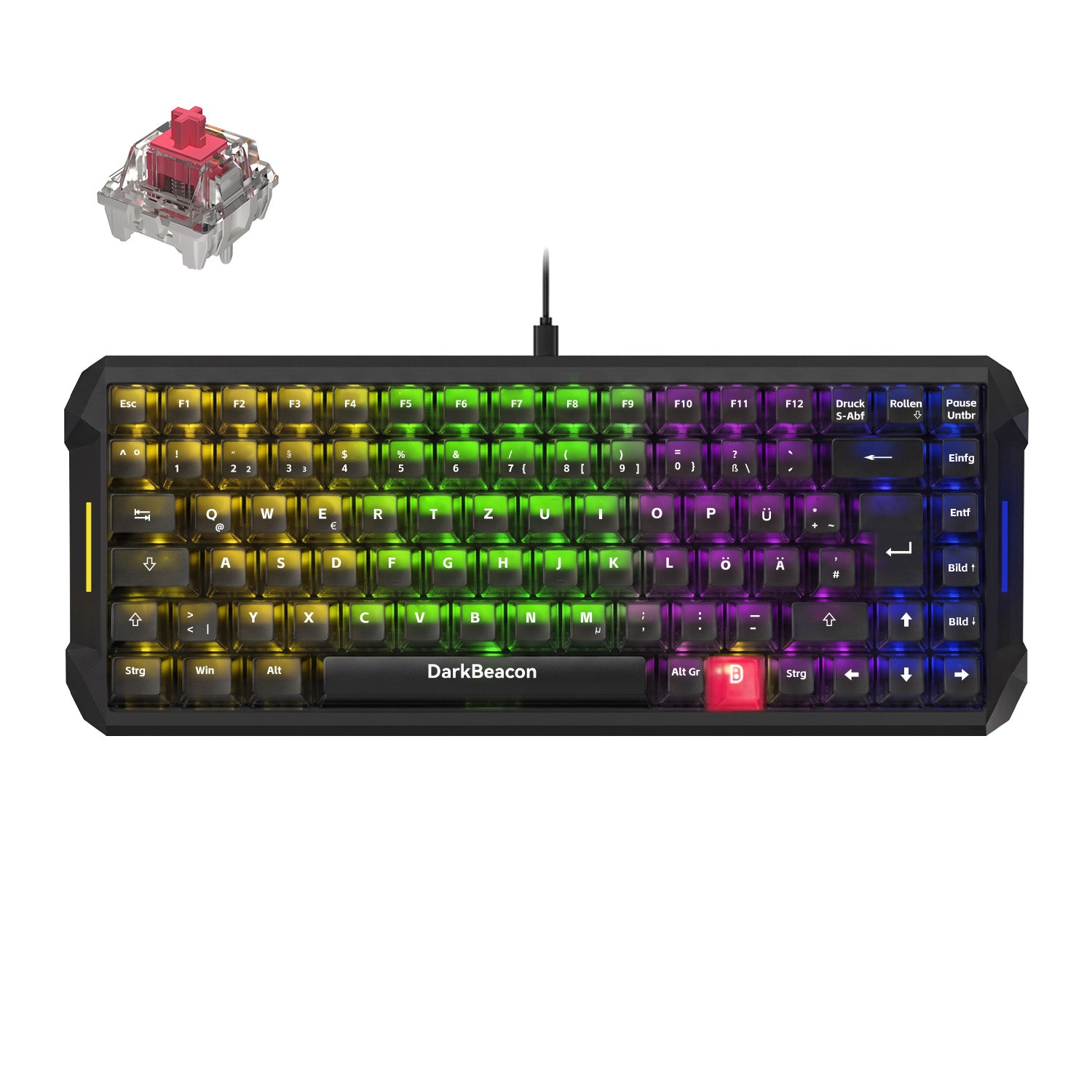 Blade 84 Wired Silent Mechanical Keyboard
