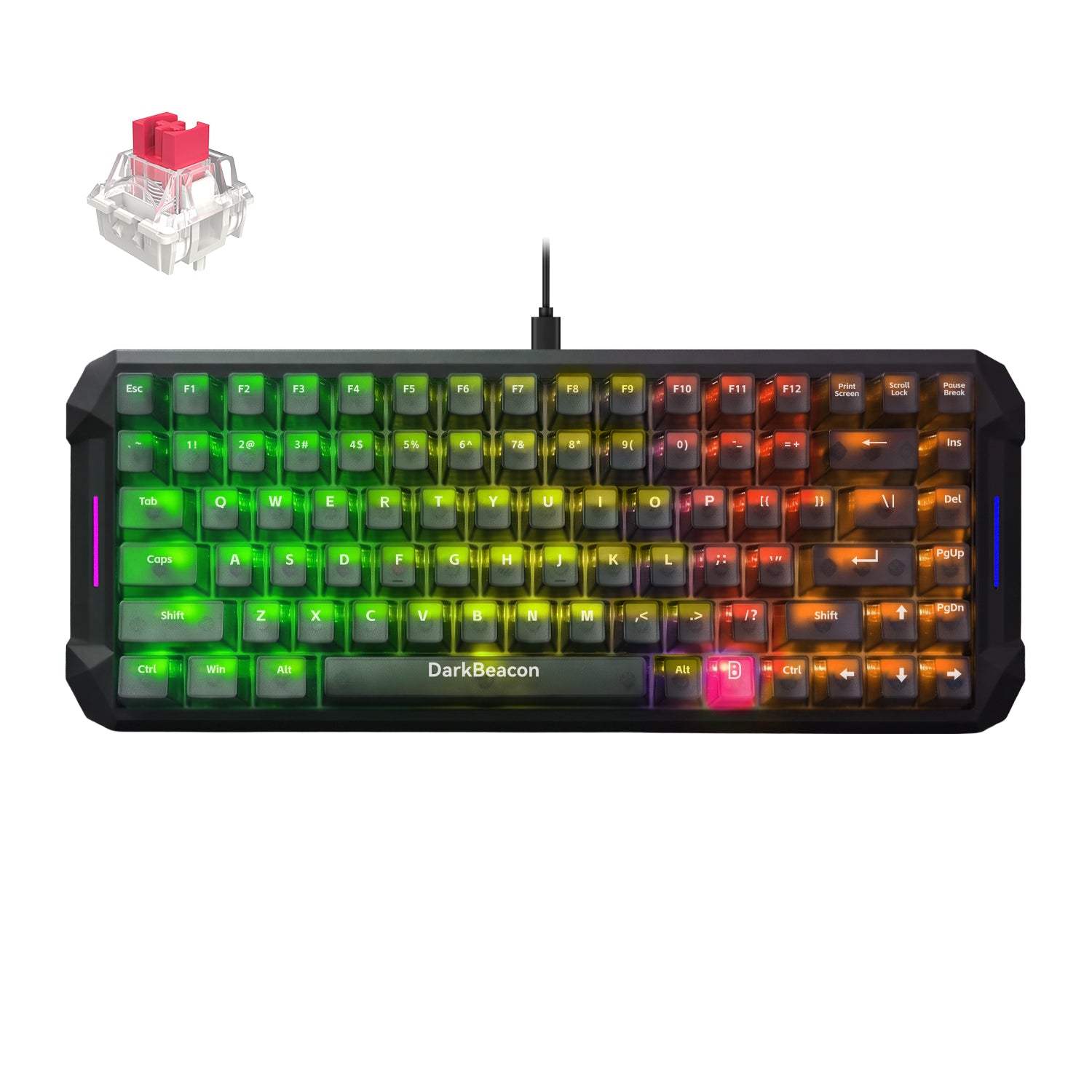 Flux 84 Wired Hall Effect Magnetic Switch Gaming Keyboard