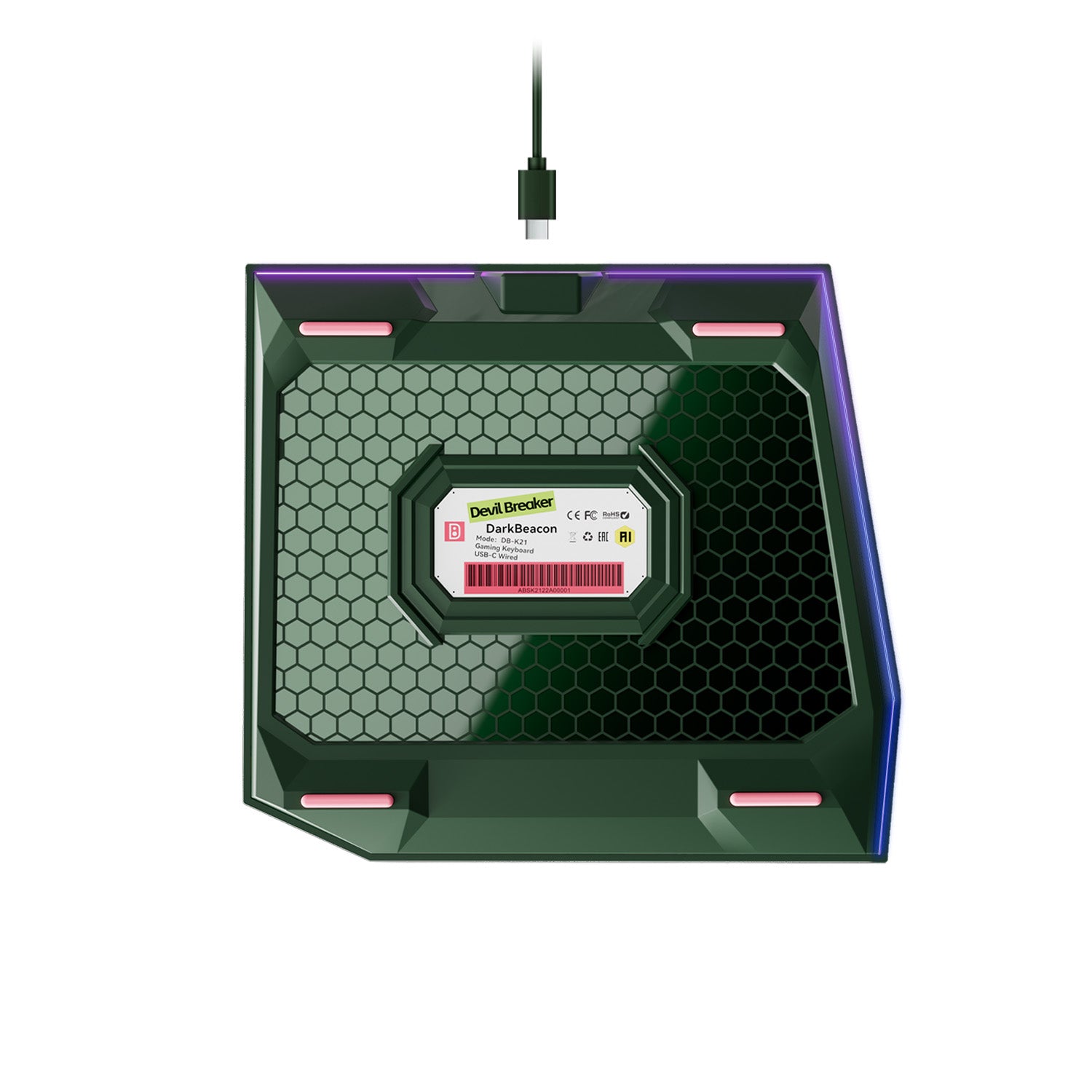 Devil Breaker Wild Lotus II One-Handed TMR Magnetic Keyboard