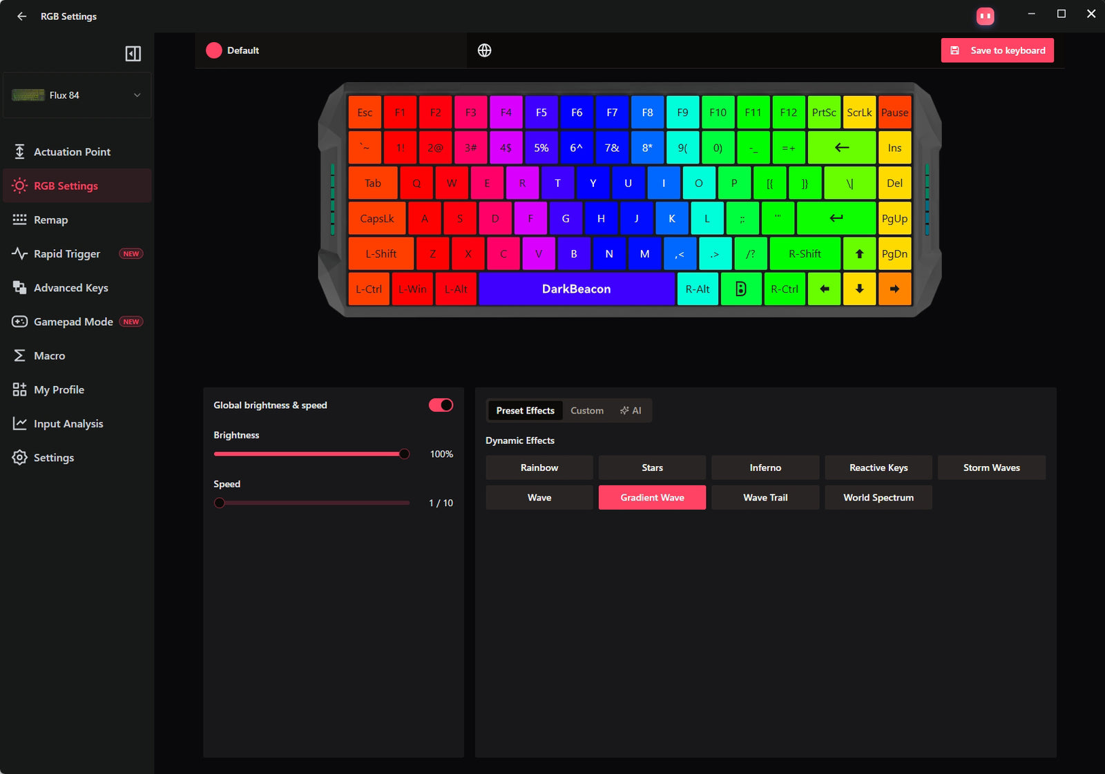 RGB Settings