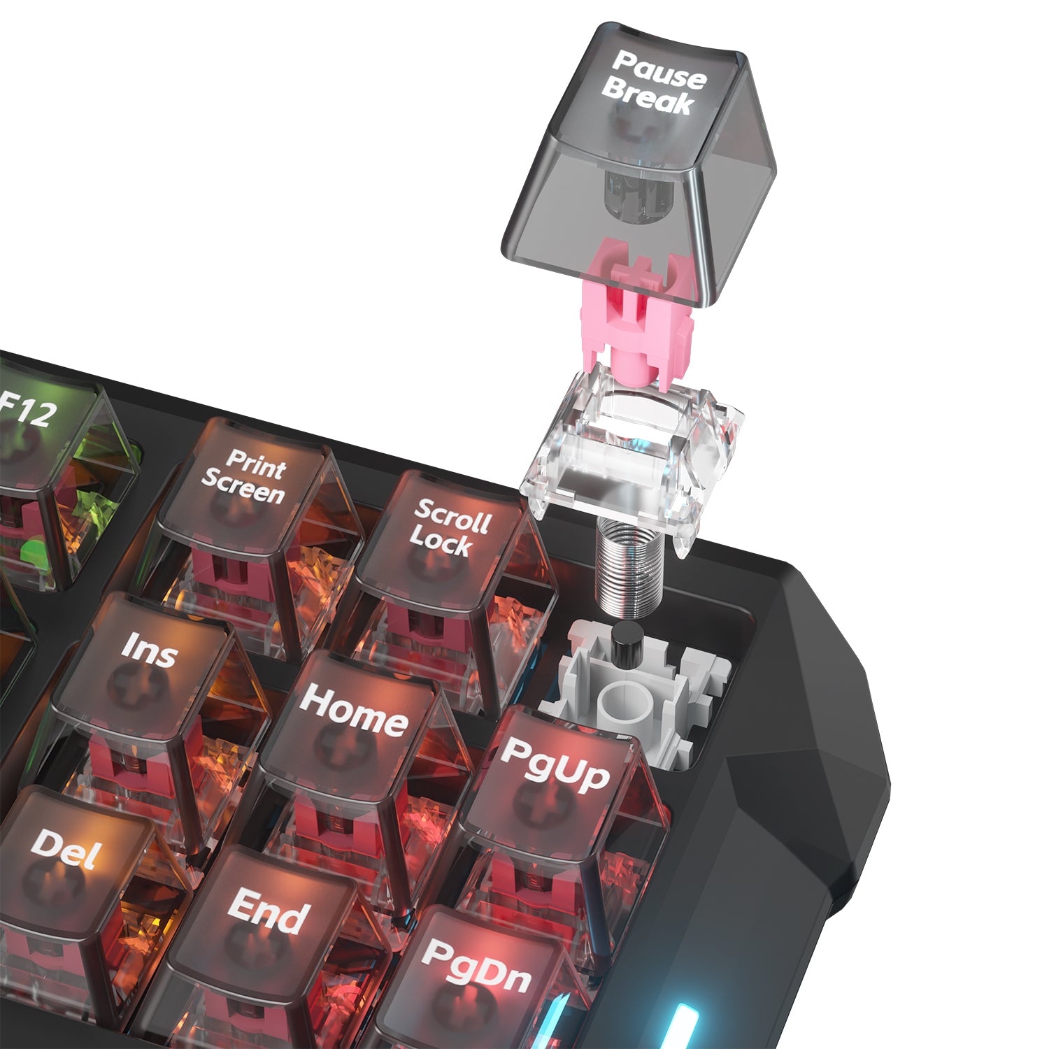 Flux 87 Wired Hall Effect Magnetic Switch Gaming Keyboard